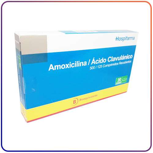 AMOXICILINA 500 MG + AC. CLAVULANICO 125 MG X 20 COMP